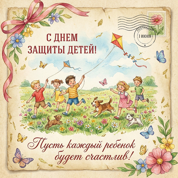 Скачать картинку на День защиты детей
