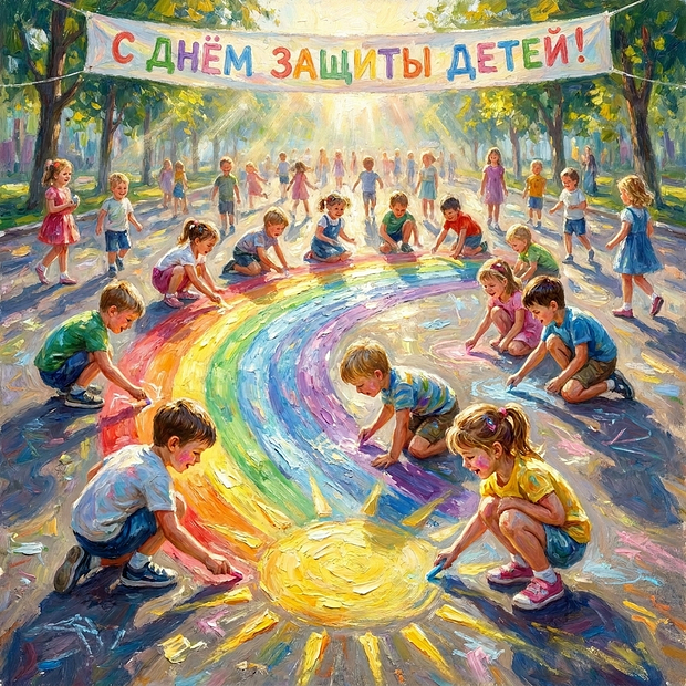 Картинка на День защиты детей
