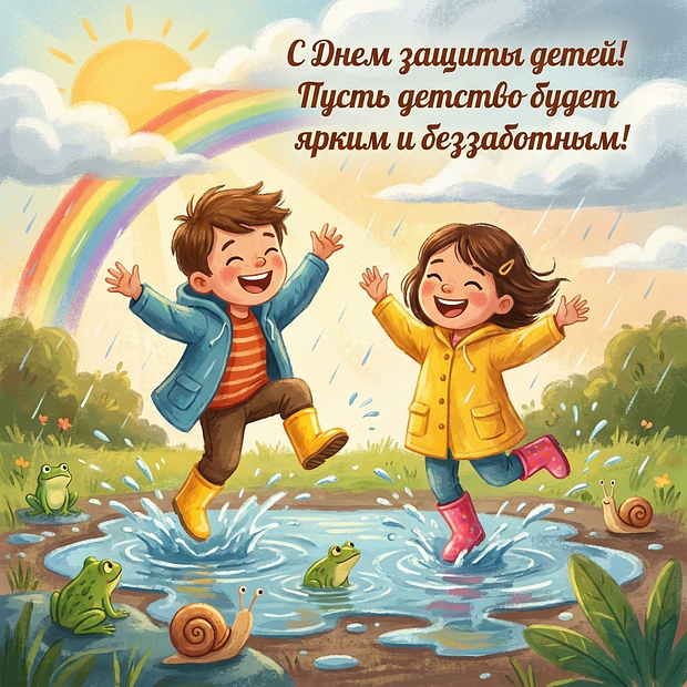 Скачать картинку на День защиты детей
