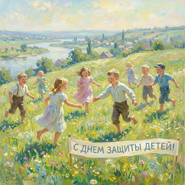 Открытки с Днем защиты детей
