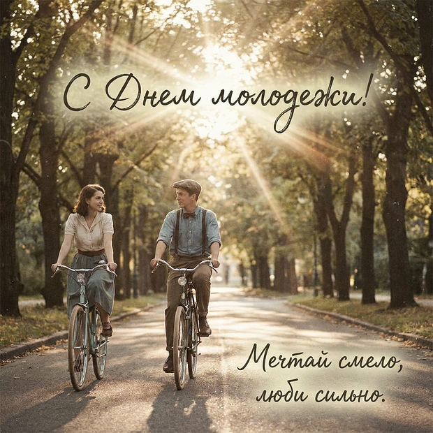 Красивая картинка на День молодежи
