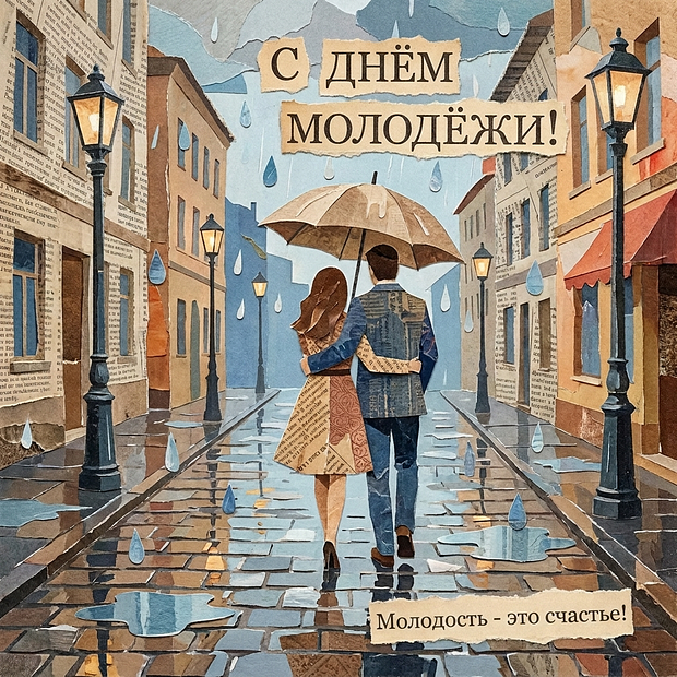 Скачать бесплатно открытку на День молодежи
