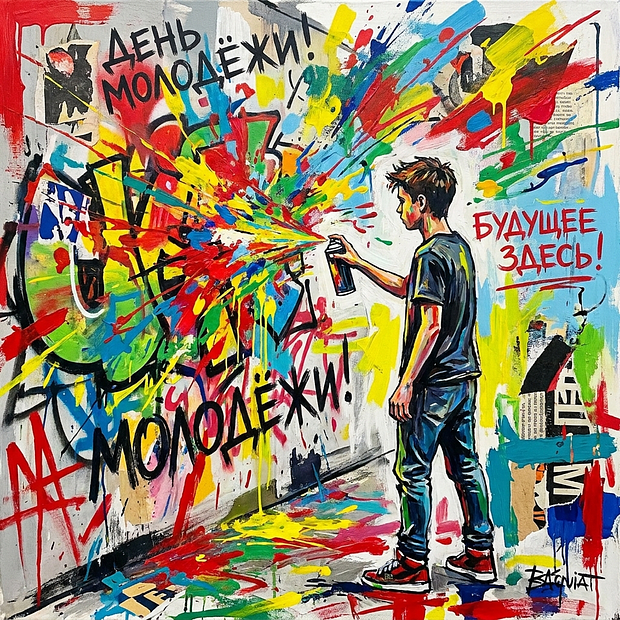 Скачать бесплатно открытку с Днем молодежи

