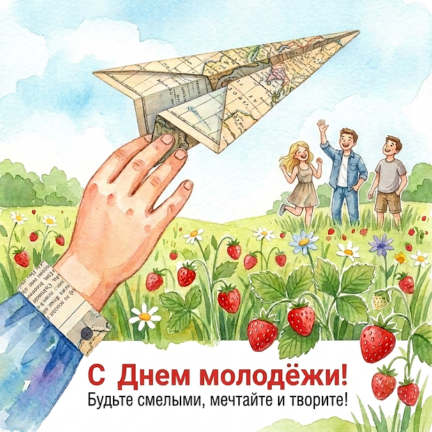 Открытки с Днем молодежи
