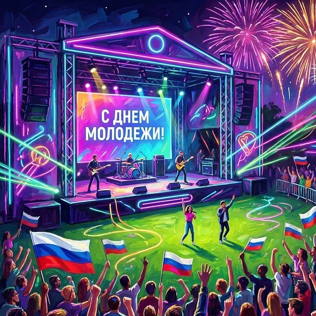 Скачать открытку на День молодежи
