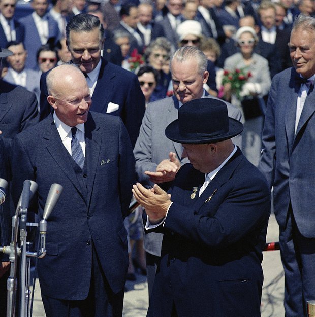 Хрущев и Эйзенхауэр, 1959 год