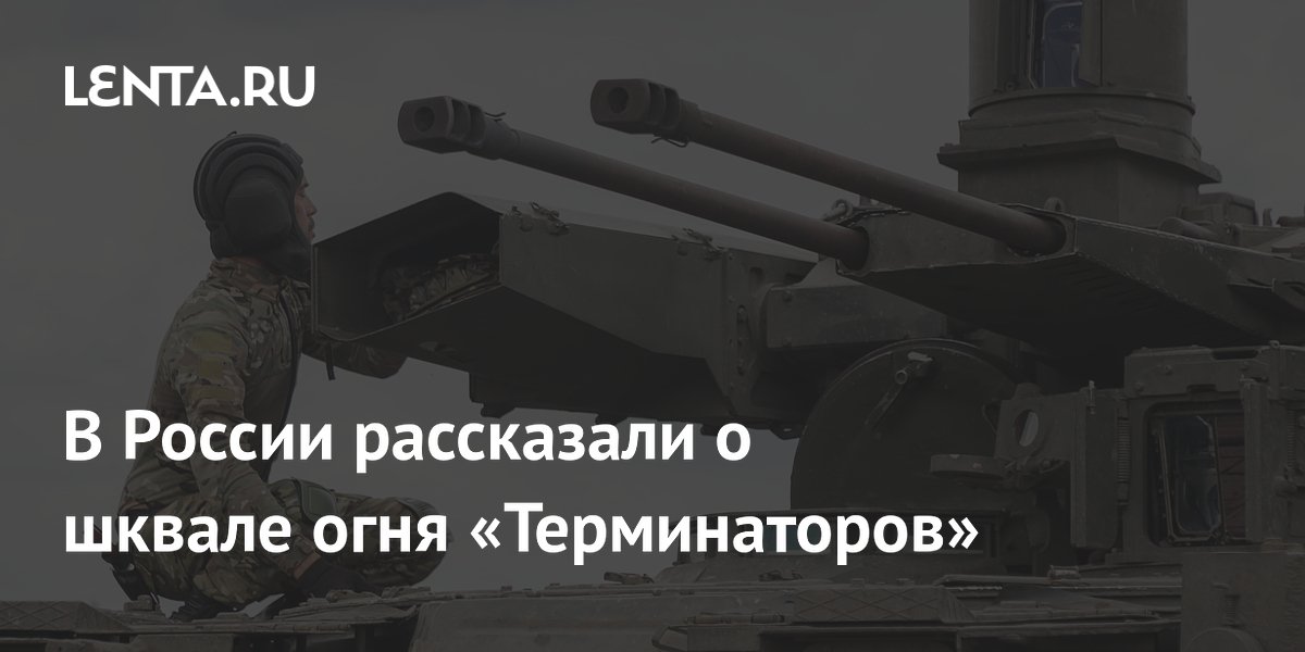 В России рассказали о шквале огня «Терминаторов»