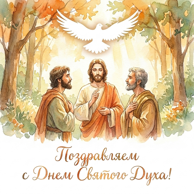 Красивая картинка с Духовым днем
