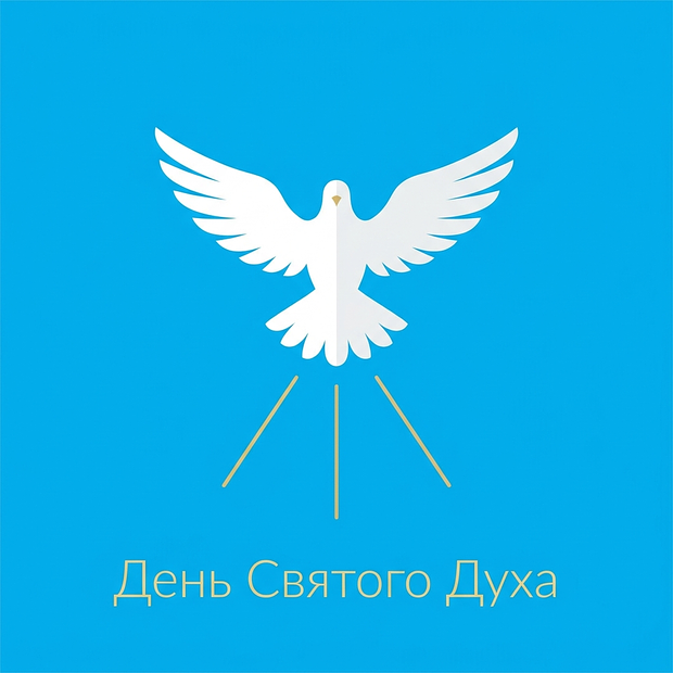 Красивая картинка с Днем Святого Духа
