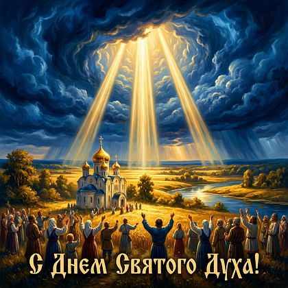 Открытка с Днем Святого Духа