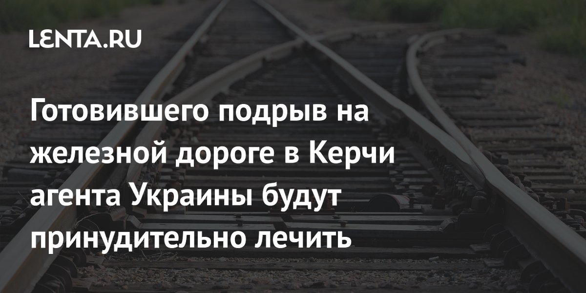 Готовившего подрыв на железной дороге в Керчи агента Украины будут принудительно лечить