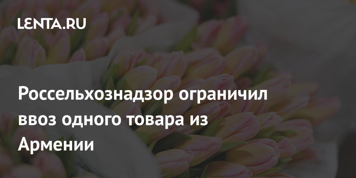 Россельхознадзор ограничил ввоз одного товара из Армении