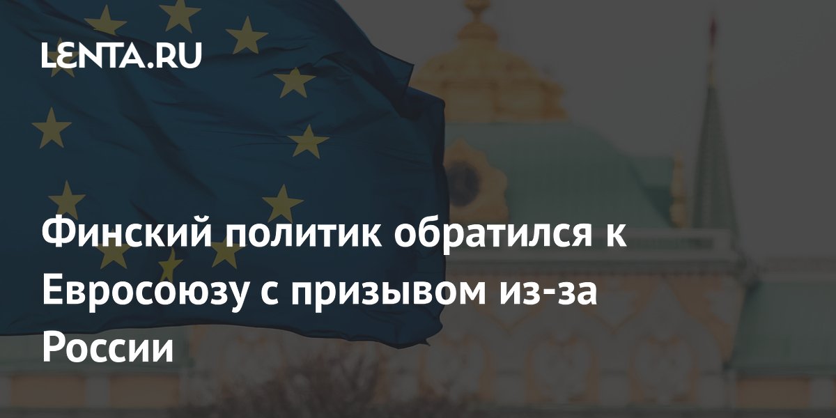 Финский политик обратился к Евросоюзу с призывом из-за России
