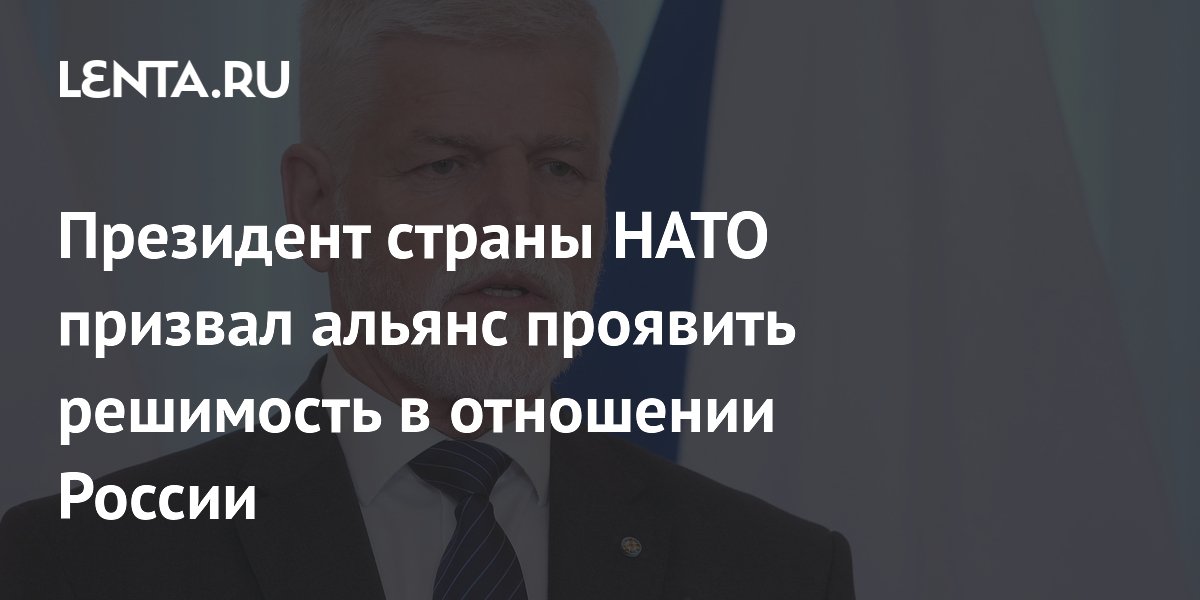 Президент страны НАТО призвал альянс проявить решимость в отношении России