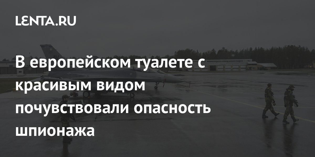 В европейском туалете с красивым видом почувствовали опасность шпионажа