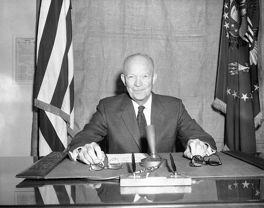 Дуайт Эйзенхауэр в 1956 году