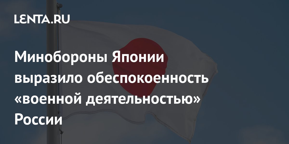 Минобороны Японии выразило обеспокоенность «военной деятельностью» России