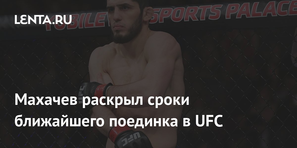 Махачев раскрыл сроки ближайшего поединка в UFC