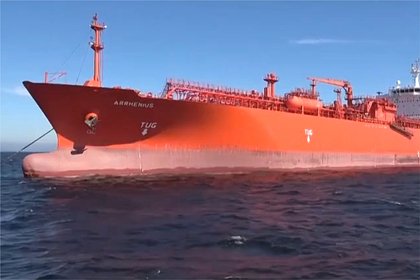 Назван пункт назначения для прибывшего в Россию заминированного газовоза