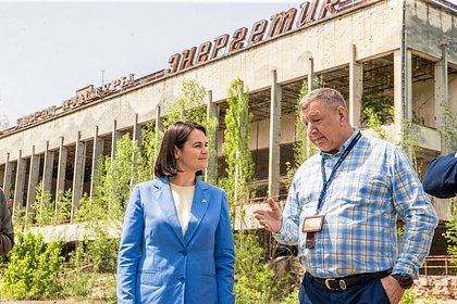 Тихановская оказалась на Чернобыльской АЭС