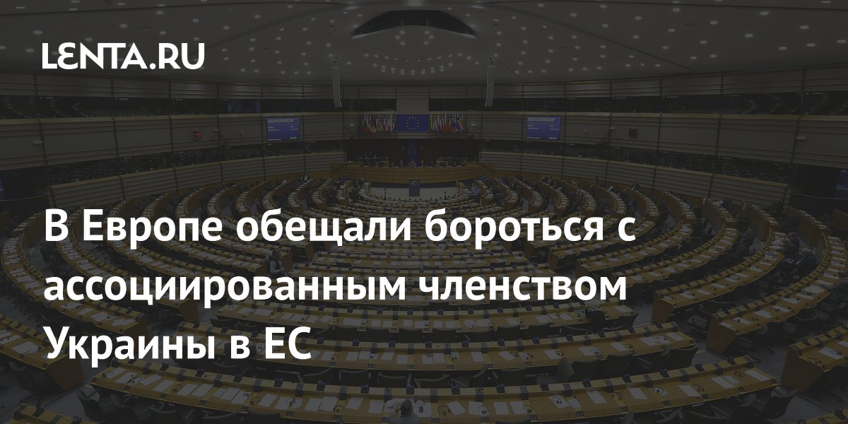 В Европе обещали бороться с ассоциированным членством Украины в ЕС