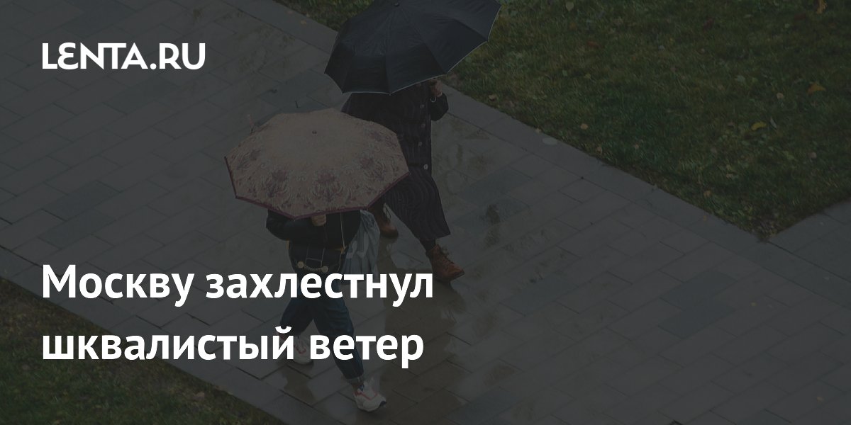 Москву захлестнул шквалистый ветер