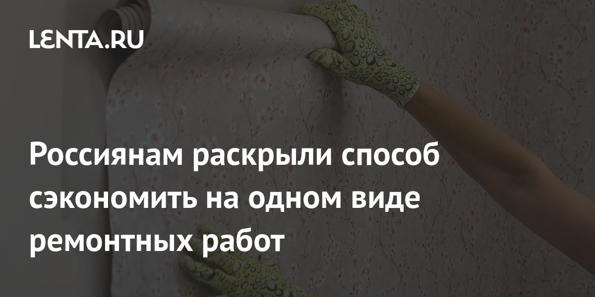Россиянам раскрыли способ сэкономить на одном виде ремонтных работ
