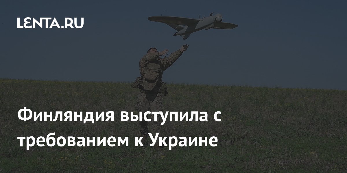 Финляндия выступила с требованием к Украине