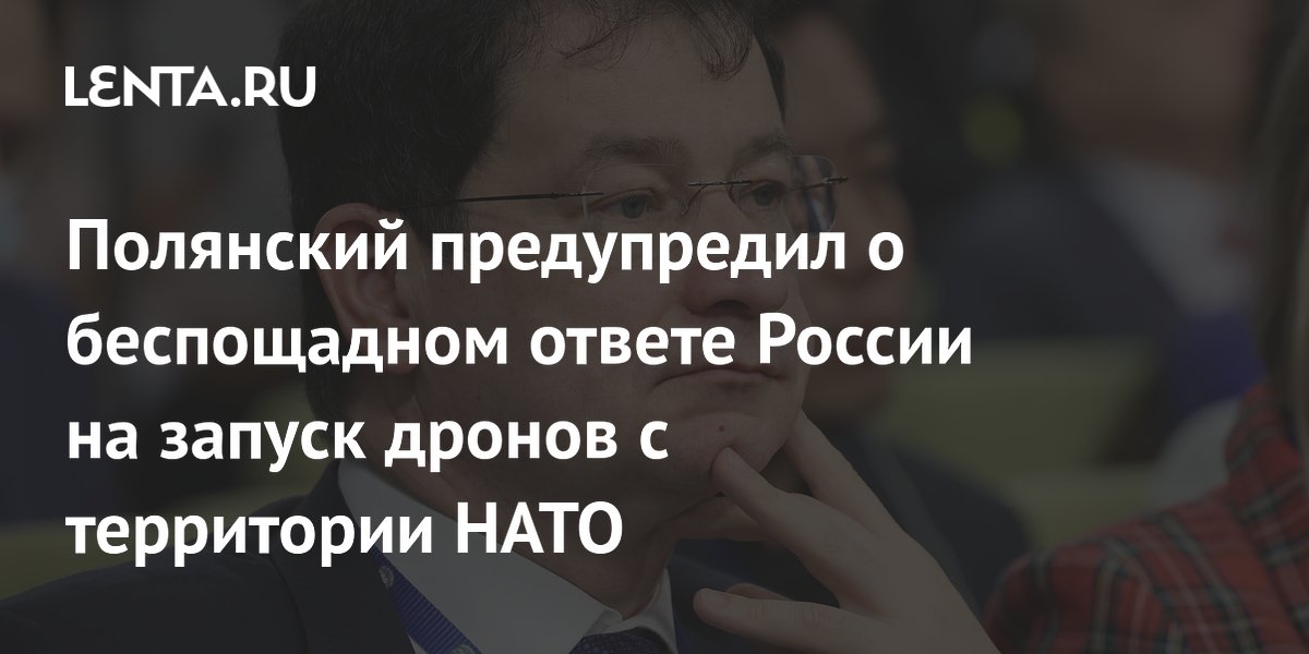 Полянский предупредил о беспощадном ответе России на запуск дронов с территории НАТО