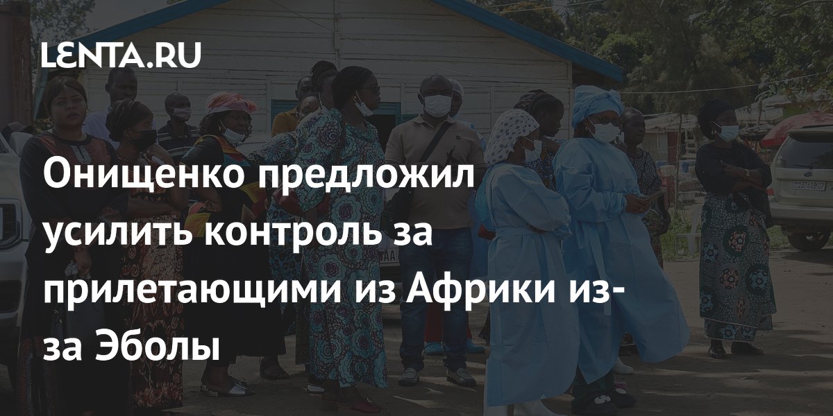 Онищенко предложил усилить контроль за прилетающими из Африки из-за Эболы