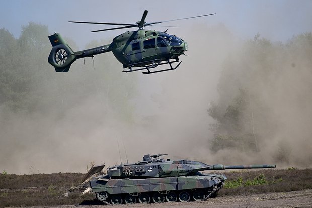 Военные учения немецкой армии