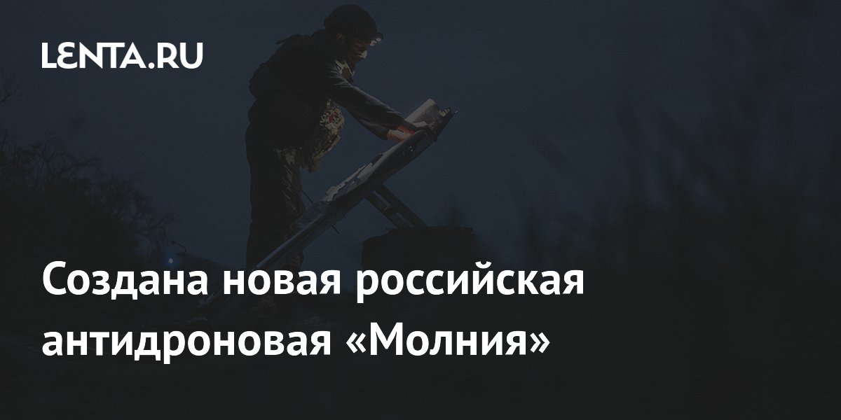 Создана новая российская антидроновая «Молния»