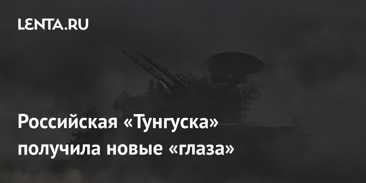 Российская «Тунгуска» получила новые «глаза»