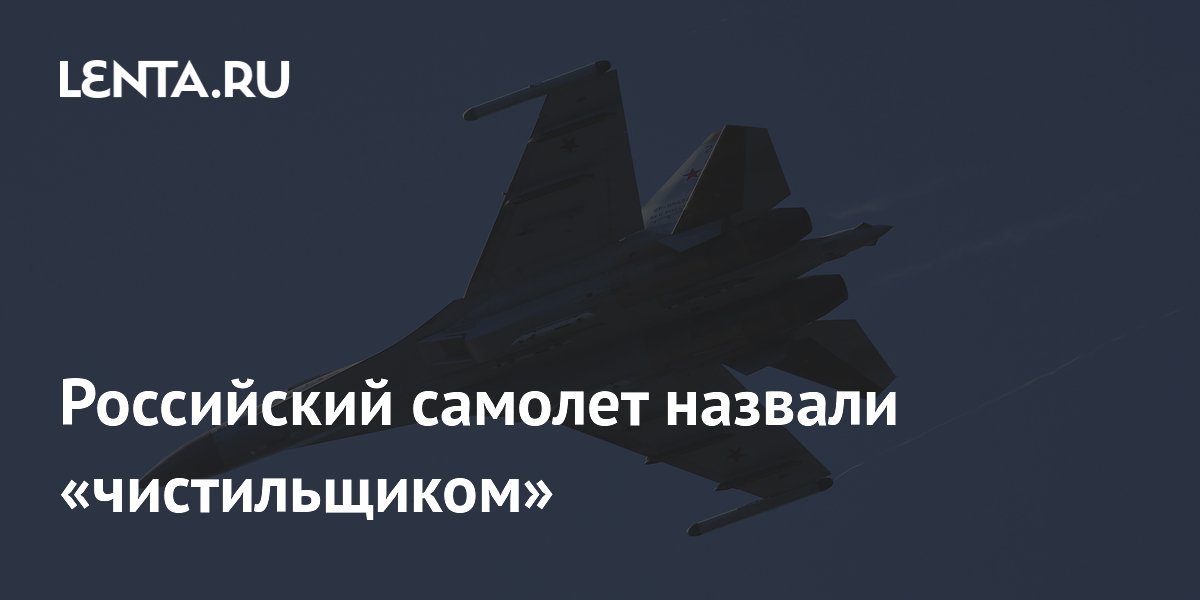 Российский самолет назвали «чистильщиком»