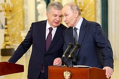 Шавкат Мирзиеев и Владимир Путин