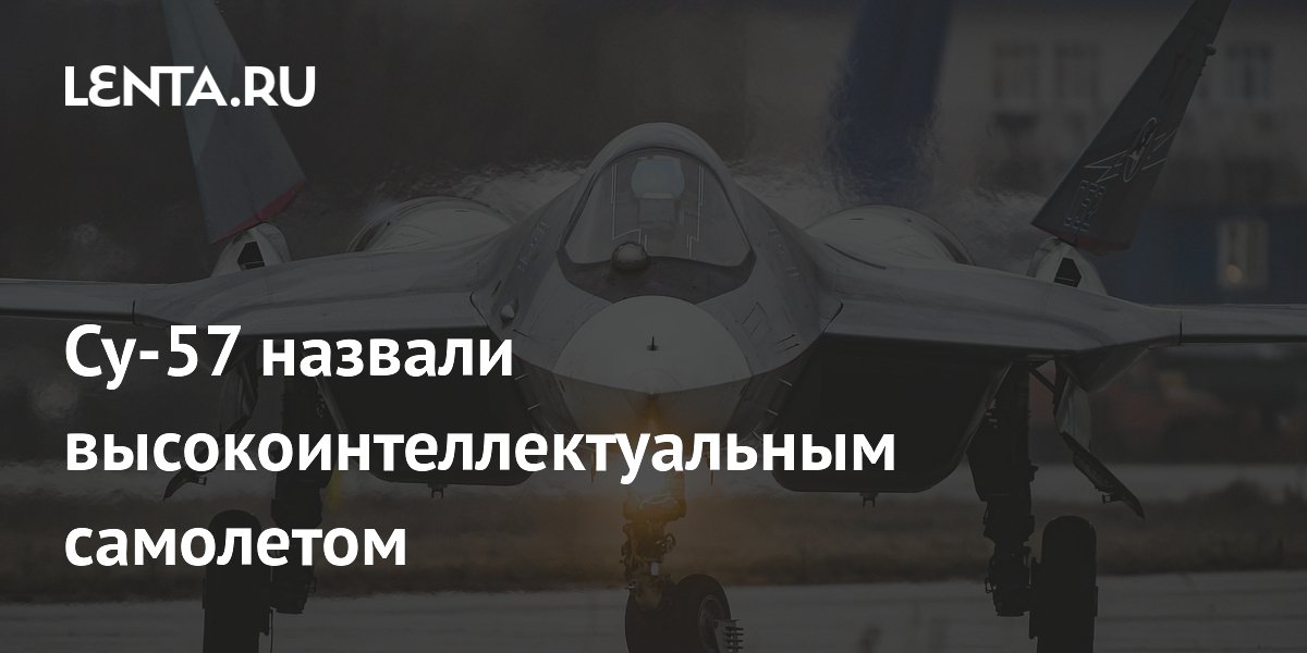 Су-57 назвали высокоинтеллектуальным самолетом
