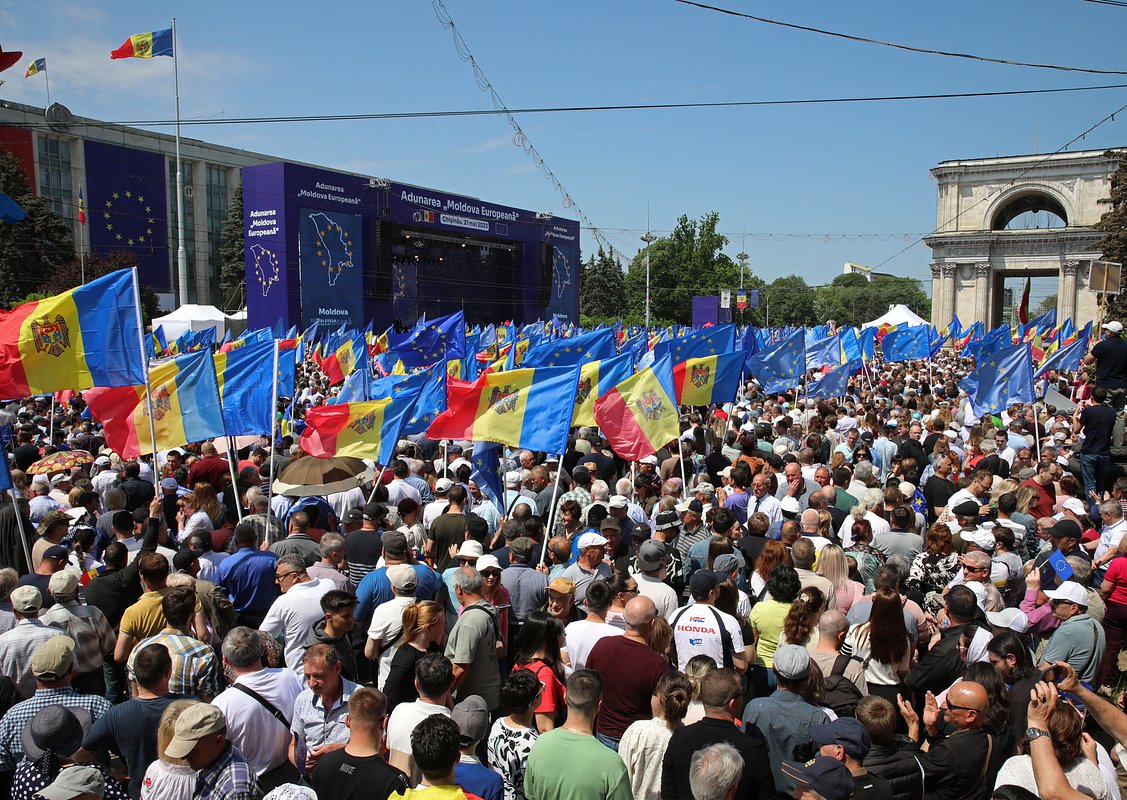 Проевропейская акция в Кишиневе