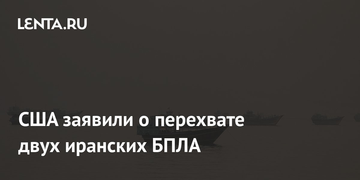 США заявили о перехвате двух иранских БПЛА