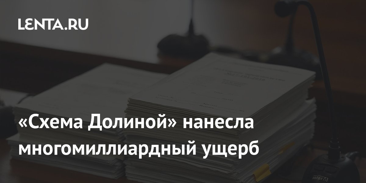 «Схема Долиной» нанесла многомиллиардный ущерб