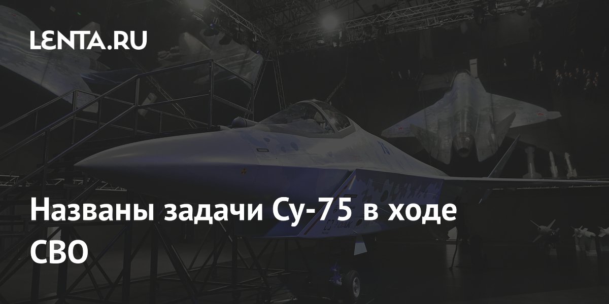 Названы задачи Су-75 в ходе СВО
