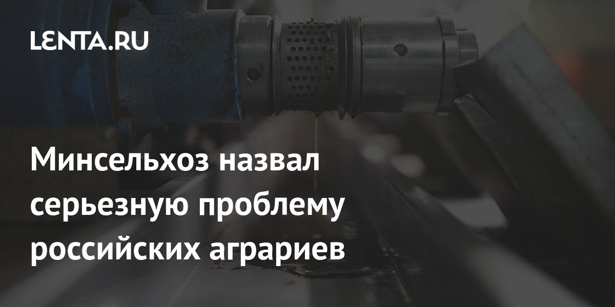 Минсельхоз назвал серьезную проблему российских аграриев