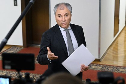 Володин высказался о военной помощи Киеву фразой «ЕС спонсир