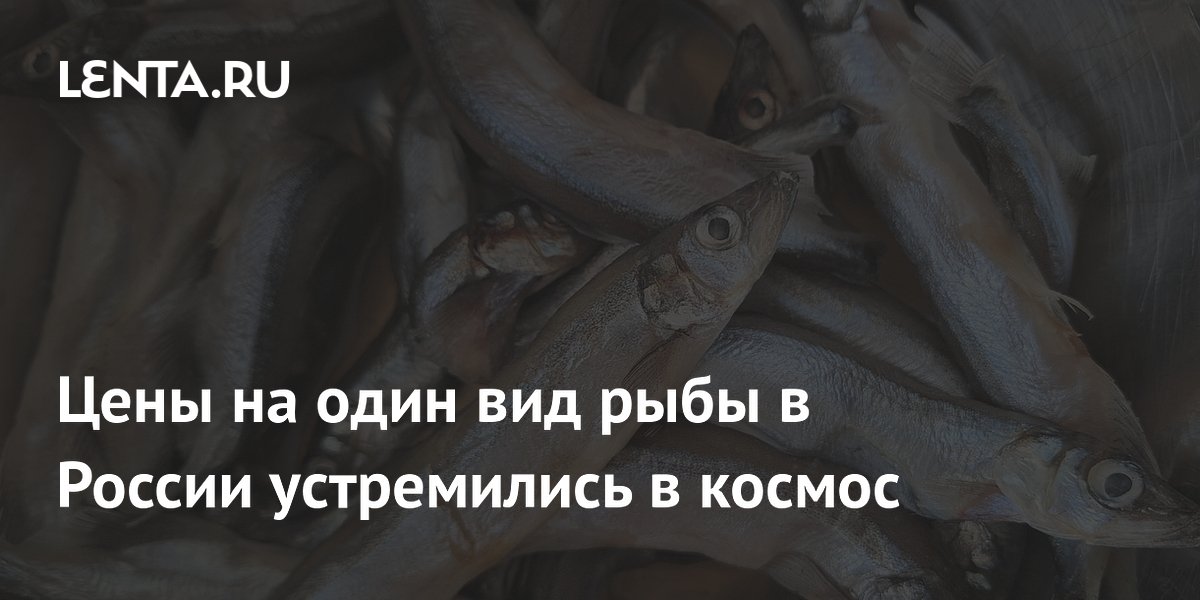 Цены на один вид рыбы в России устремились в космос