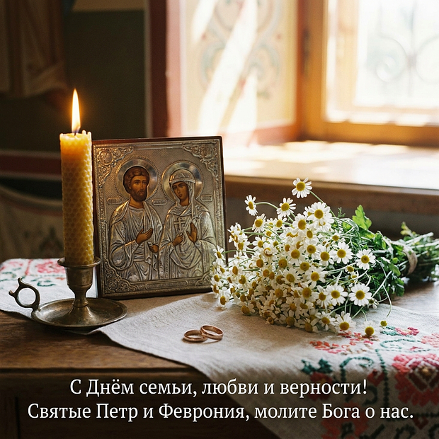 Поздравление с Днем семьи, любви и верности