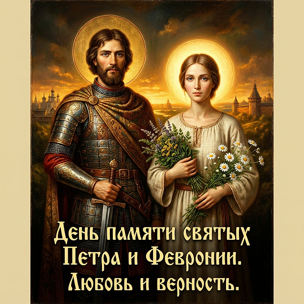 Картинка с Днем семьи, любви и верности
