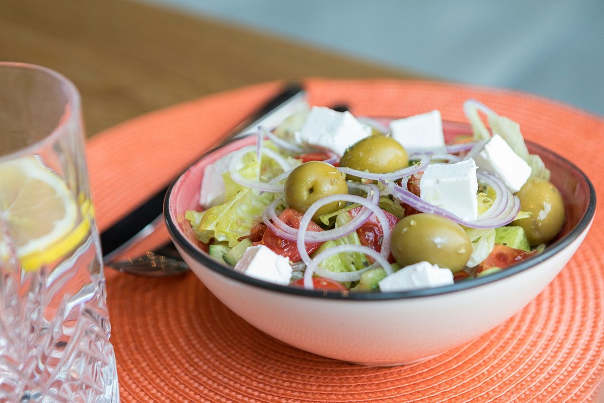 According to one version, the classic Greek salad was created in the 1960s in Athens Photo: Farhad Ibrahimzade / Unsplash