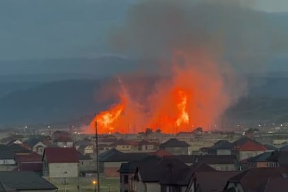 Названа возможная причина взрывов на магистральном газопроводе в Дагестане