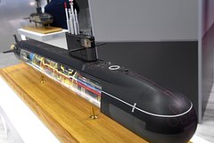 Макет подводной лодки «Амур-1650»