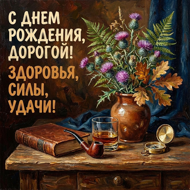 Красивая картинка с днем рождения мужчине