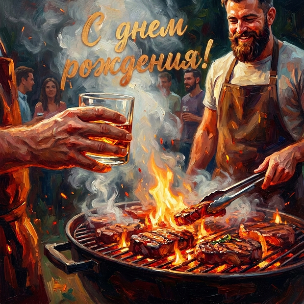 Скачать бесплатно открытку с днем рождения мужчине